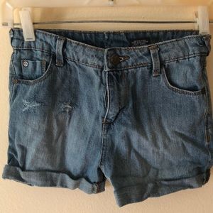 Denim shorts